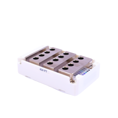 Rack Code 424, Passive Thermal (Freezer Block), Holds 12 1.5-2.0 mL flip cap microcentrifuge tubes